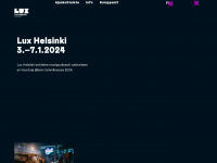 luxhelsinki.fi Webseite Vorschau