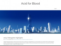 acidforblood.net Webseite Vorschau