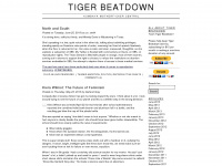 tigerbeatdown.com Webseite Vorschau
