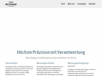 schanz-schleiftechnik.de Webseite Vorschau