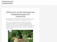 rottweilerzwinger-vom-deisterhorst.de Webseite Vorschau