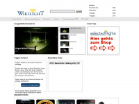 wikilight.de Webseite Vorschau