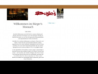 buergersrestaurant.de Webseite Vorschau