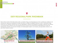 regionalpark-rheinmain.de Webseite Vorschau