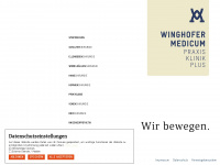 winghofermedicum.de Webseite Vorschau