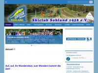 skiclub-sohland.de Webseite Vorschau