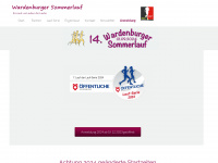 wardenburger-sommerlauf.de Webseite Vorschau