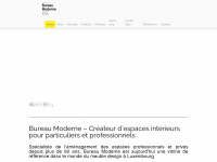 bureau-moderne.lu Webseite Vorschau