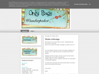 only-bags-wanderpaket.blogspot.com Webseite Vorschau