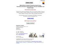 zinkoxid.com Webseite Vorschau