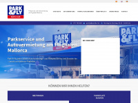 parkfly.info Webseite Vorschau