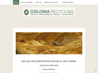 colonia-recycling.de Webseite Vorschau