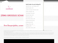 schallergroup.ch Webseite Vorschau