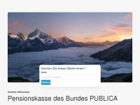 publica.ch Webseite Vorschau
