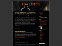 schundheft.wordpress.com Webseite Vorschau