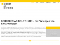 scherler-so.ch Webseite Vorschau