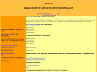 koschny.eu Webseite Vorschau