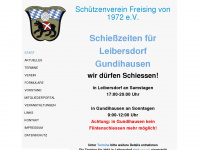 schuetzenverein-freising.de Webseite Vorschau