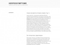 herpessymptome.de Webseite Vorschau