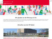 sp-baden.ch Webseite Vorschau