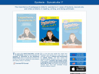 dyslexia-dyscalculia.com Webseite Vorschau