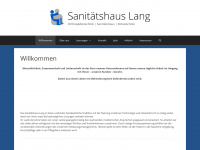 sanitaetshaus-lang.com Webseite Vorschau