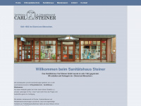 sanitaetshaus-steiner.de Webseite Vorschau