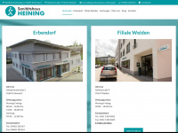 sanitaetshaus-heining.de Webseite Vorschau