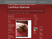 landhausalpensee.blogspot.com Webseite Vorschau
