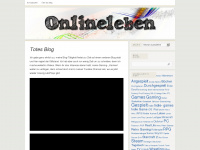 onlineleben.wordpress.com Webseite Vorschau