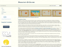 productivityofculture.org Webseite Vorschau