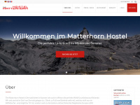matterhornhostel.com Webseite Vorschau