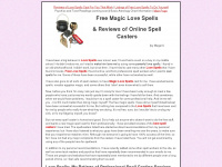 love-spells-magic.com Webseite Vorschau