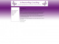 schmetterling-coaching.de Webseite Vorschau