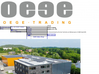 oege-trading.de Webseite Vorschau