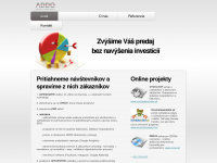 addo.sk Webseite Vorschau