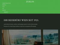 zuklin.at Webseite Vorschau