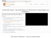 fahrschule-fanta2.de Webseite Vorschau
