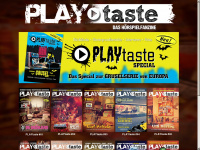 playtaste.de Webseite Vorschau