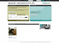 musik-unterricht.de Webseite Vorschau