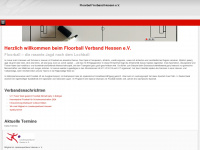 floorball-hessen.com Webseite Vorschau
