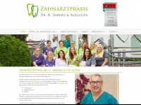zahnarzt-imberg.de Webseite Vorschau