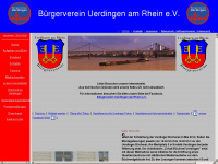 buergerverein-uerdingen.de Webseite Vorschau