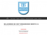 tg-werste.de Webseite Vorschau