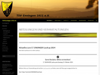 tsv-ensingen.de Webseite Vorschau