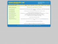 stoppuhr.net Webseite Vorschau