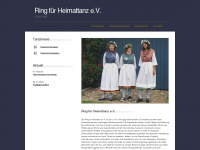 heimattanz.de Webseite Vorschau
