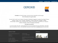 ceroxid.com Webseite Vorschau