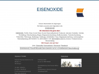 eisenoxide.com Webseite Vorschau