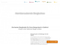 berghotel-suedtirol.it Webseite Vorschau